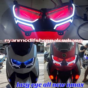 LAMPU ALIS NMAX NEW LAZY EYE DOUBLE ALL MEW NMAX 2020 21 22 LAMPU ALIS LAZY EYE PLUS DEMON DAN FRAME LAMPU ALIS NMAX BARU