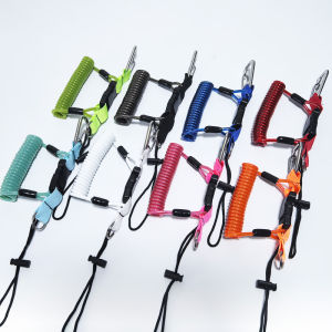 100m diving camera anti loss rope stainless steel spring rope gopro sports camera hanging rope flashlight lost hand rope