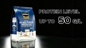 [NEW LAUNCH] UNISOY Nutritious Soy Milk Powder Protein Plus 30g x 10 sachets (No Sugar Added) (Single Pack)