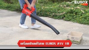 เครื่องเป่าลม เครื่องเป่าลมไร้สาย EUROX 21V [1B] มอเตอร์ทองแดงแท้ 100% ระดับสีเขียว 6 ระดับ (ส่งจากไทย)