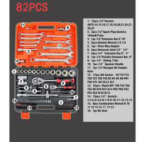 46/53/82 PCS Wrench Repair Tool Kit Set: A Comprehensive Guide