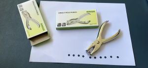 VK Meta Single Hole Puncher 3MM 6MM Ideal for DIY Scrapbooking & Cards 8 Sheets Capacity Stationery