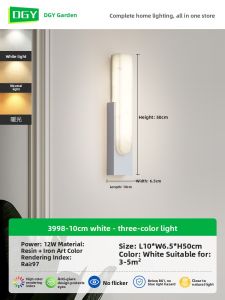 DGY | Modern Art Wall Lamp for Bedroom Living Room Background Wall Staircase Corridor Bedside