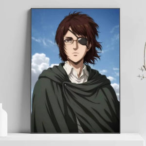 Bandai | Bộ Tranh Tô Màu Theo Số Anime - Attack On Titan Zoe H-Hange Không Khung Tranh Canvas Trang Trí Phòng Khách Phòng Ngủ Nhà Cửa