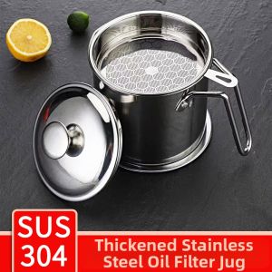Stainless Steel 304 Oil Dispenser Oil Strainer Storage Tank