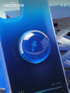 Blue Gradient Creative Mobile Phone Stand Airbag Portable Lazy God Tool for Apple Huawei Acrylic Sticky Back Design Universal