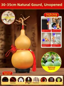 WUYUEDIPIN | Natural Chinese Knot Lucky Calabash Ornament Large