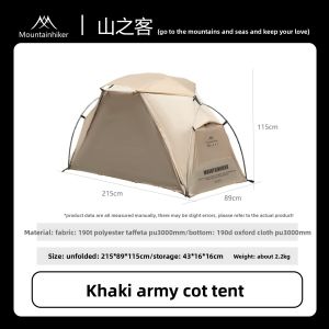Mountainhiker | MOUNTAINHIKER Single Camp Bed Tent Outdoor Multi-purpose Leisure Rainproof Waterproof Camping Tent for Hiking And Travel