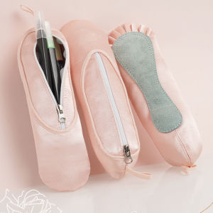 Ballet Shoe Pencil Case/Bag Pink Dance-Themed Makeup Organizer | Multi-Use Cosmetic for Girls Teens