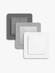 Modern Minimalist Acrylic Switch Protection Cover Wall Sticker Home Use Environmental Protection Dirt Resistant Socket Frame Decorative Cover
