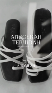 Midhi Maryn Sandal Wanita Flat Wanita Slip On Mules Jepit Sehari hari Nyaman dan Elegan