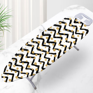 Heavy-Duty Thickened Wave Pattern Ironing Board Cover Pad Durable Heat Resistant Laundry Essentials Universal Print Design