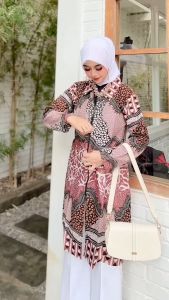 COD - YSS COLLECTION - BAJU BATIK COUPLE PASANGAN TERBARU MURAH PEKALONGAN - ATASAN TUNIK BATIK CEWEK ATASAN BATIK COUPLE TENUN SUTRA CENDERAWASIH