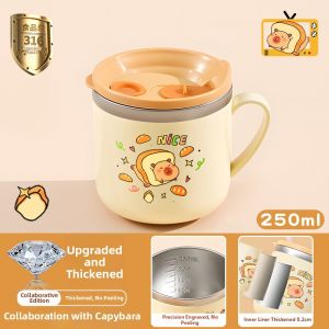 XIAOCHUSHU | Childrens 3D Stainless Steel Cup With Lid