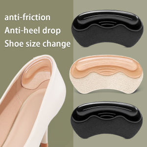 2Pcs/4Pcs Silicone Shoes Backs Heel Sticker Heel Protector Adjust Size Adhesive Non-slip Shoe Pads Pain relief Foot Care Inserts