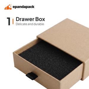 100pcs Drawer Jewelry Box Kotak Barang Kemas Cardboard Gift Box Storage Organizer Earrings Necklace