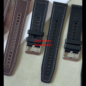 Tali Jam Watch Strap Generic For Black Shark Smartwatch S1 S1 Classic GT GT Neo GT3 22mm Nylon Braided Silicone Strap Black Shark Watch Series