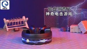 Electric Micro Lie Detector Toy Tabletop Decompression Games Battery Powered Plastic Multiperson Safety Voltage for Adult Party