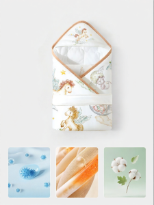 TONGKUI | Soft Cotton Thermal Anti-fright Wrap Blanket