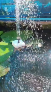 Solar Pump ปั๊มน้ําพุ น้ําพุพลังเเสงอาทิตย์ น้ําพุโซล่าเซลล์ ตกแต่งสวน Fountain Solar WATER