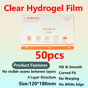 5/50Pcs Mobile Phone Clear Hydrogel Film Flexible Hydrogel Hydro Dipping Sheet HD TPU Soft Mechanic Cutting Machine Plottter