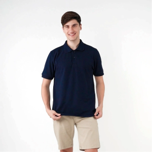 Aerostreet Polo Shirt Hans Navy Kaos Kerah Poloshirt QFAAA
