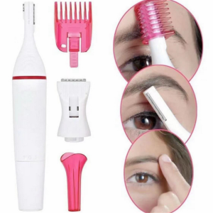 Máy Tẩy Nhổ Lông Điện 5 Trong 1 Cho Nữ Máy Cạo Râu Dao Cạo Đa Năng Cho Lông Mày Sát Nách Bikini Chân-Sử Dụng Khô/Ướt