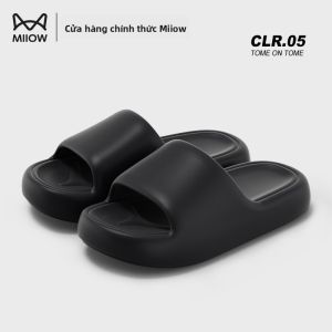 Dép đi trong nhà MiiOW Cat Person chống trượt đế dày thoải mái thoáng khí