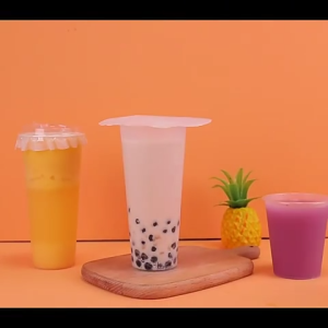 500pcs Cup Leak Proof Paper Round Shape Leak Proof Paper Films for Milk Tea Cup Coffee Cup