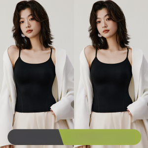 MiiOW | Ice Silk One-Piece Strapless Bra Pad Womens Backless Seamless Strapless Bra MiiOW Cat Person 2025 New Style Summer Short Length