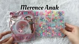 JOYToy DIY Beaded 24 Aksesoris Kotak Perempuan Manik Gelang Kalung Mainan Kreatifitas Anak