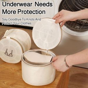[Special for Underwear] Underwear Mesh Bag Machine Washable Protective Bag Anti-Deformation Bra Protective Bag Washing Machine Special Underwear Bag Filter Mesh Bag
