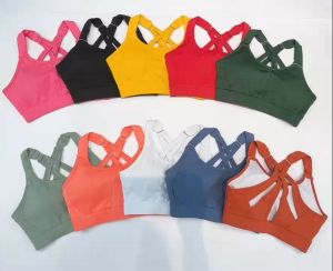 Áo Bra Thể Thao Khoen Dây Bản To Cam  - Áo Thể Thao Gym .Yoga Zumba