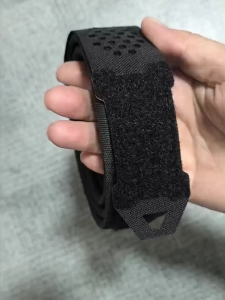 Breathable Perforated Tactical Belt Adjustable Hook Loop Lightweight Mesh Inner Utility Belt Men Outdoor Sports Work Training Strap
