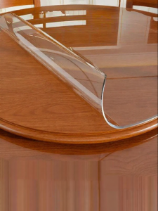 Transparent PVC Waterproof and Stain-resistant Table Protector