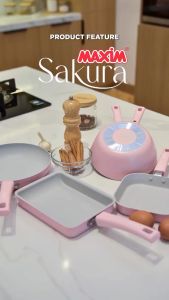 MAXIM FP-18 Sakura 18CM Wajan Anti Lengket Penggorengan