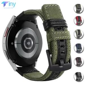 20mm 22mm Nylon Strap For Samsung Galaxy Watch 7 FE 6 5 4 40mm 44mm Woven Band for Huawei GT5 Pro 46mm GT4/3Pro Sport Wristband