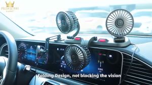 Triple Head Fan Air Conditioning USB Mini Cooling Fan 360° Rotatable Adjustable Desktop Fan Car Fan