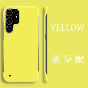 Frameless Case For Samsung Galaxy S25 S24 S23 S22 S21 S20 Ultra Plus Slim Hard Cases For Samsung S23 S21 FE Note 20 Ultra Cover