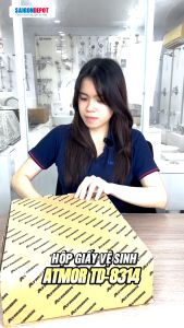 Hộp đựng giấy vệ sinh inox gắn tường inox ATMOR TD-8314 Inox siêu bền sáng bóng cho khu vực công cộng khu công nghiệp