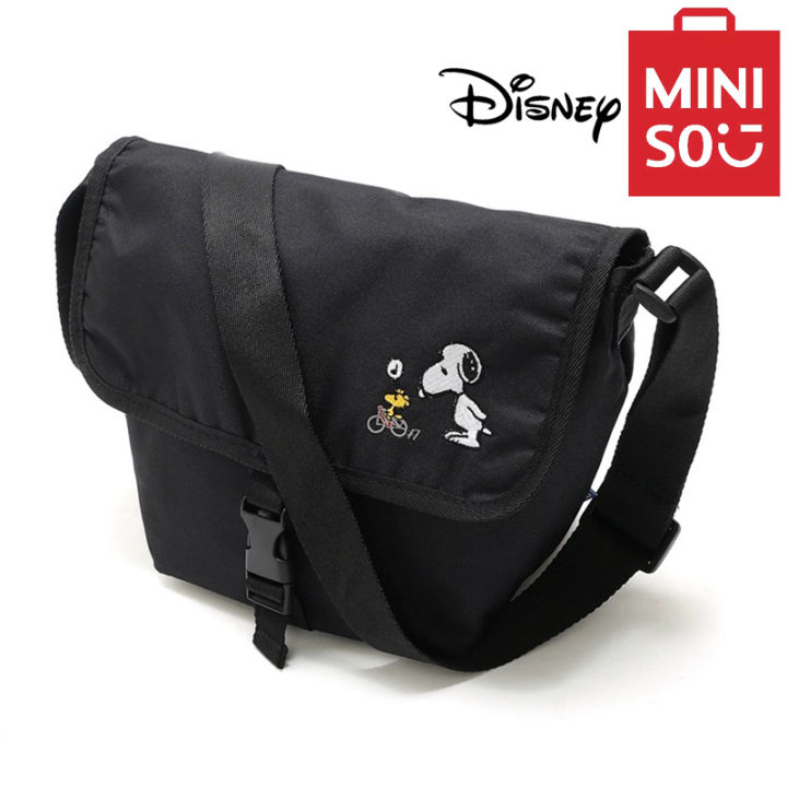 MINISO Disney Snoopy Appendix Bag Cute Cartoon Printed Crossbody Bag ...