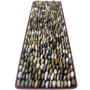 Full Stand Cobblestone Foot Massage Mat For Home Massage Blanket Foot Step Stone Road Foot Therapy Acupuncture Point Trail Anti-Slip Bath Mat