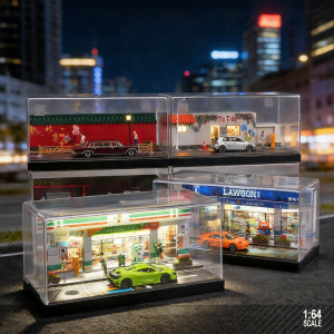Lighted Parking Model 1:64 Scale Display Box