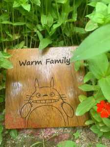 Solid Wood Door Plate Carving Letter Plaque Wooden Wooden Board Signboard Creative Logo Wooden Plaque Door Studio Listing