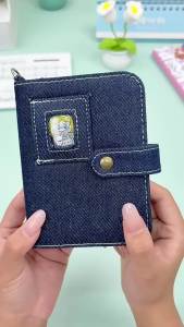 Sổ Tay Ins Retro Denim Blue M5 Sổ Tay Học Sinh Bỏ Túi Kiểu Nhật Bản Có Thiết Kế Đẹp Mắt