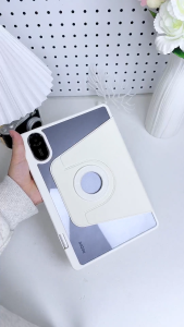 เคสหมุนได้ 360 องศา สำหรับ Mi Pad 6/7/8 ProRedmiPad Pad 2/Pad SE 11นิ้ว/Pro12.1 พร้อมช่องใส่ปากกา ฝาหลังอะคริลิกใส