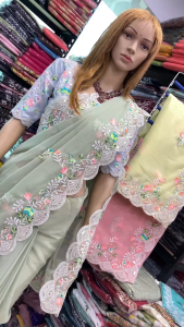 [PRO ORDER] Party Wear Soft Georgette  Saree fabric:- Georgette_Belleza (Normal / Ready To Wear Saree) ~ Delivery Lead Time : 10 days