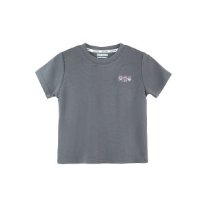 Bộ Đồ Thể Thao Mùa Hè Cho Bé Gái Blue Little Dad 2025 Bộ Đồ Hai Mảnh Tay Ngắn Quần Dài Giản Dị Thường Ngày Cho Trẻ Em