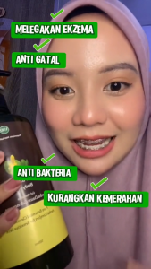 Gel Mandian Herba Senna Alata | Melegakan Kulit Gatal Kering Merah & Ekzema | 500ml