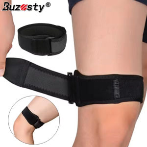 Buzesty IT Band Strap Adjustable Iliotibial Band Thigh Hip & ITB Syndrome Support Compression Stabilizer for Patellar Tendonitis